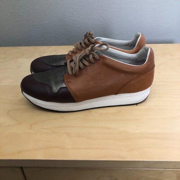 RACHEL COMEY Lace Up Leather Sneakers - Picture 2 of 5